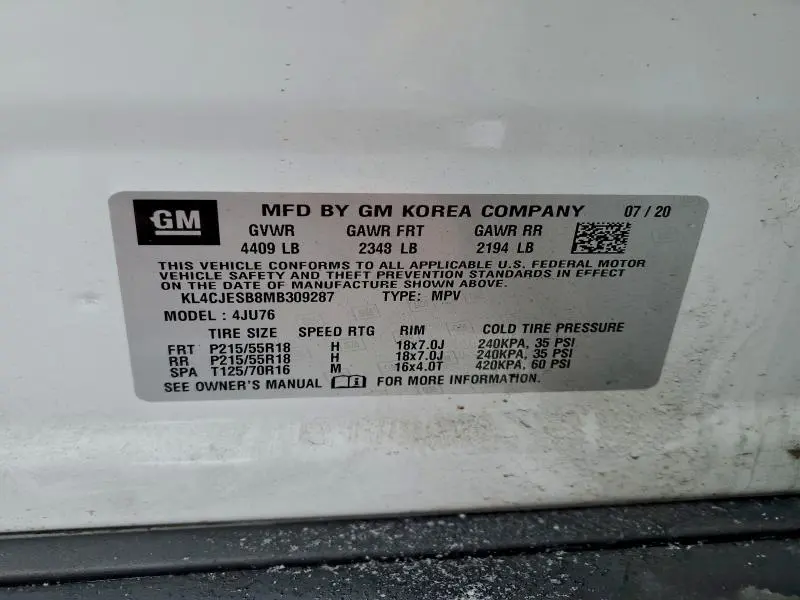 2021 BUICK ENCORE PREFERRED  