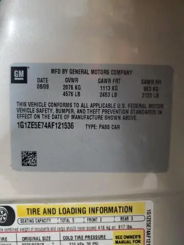 2010 CHEVROLET MALIBU LTZ  