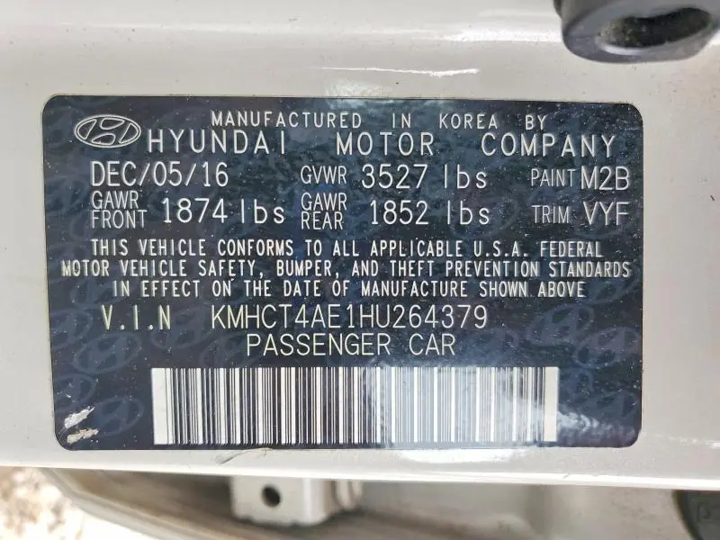 2017 HYUNDAI ACCENT SE  