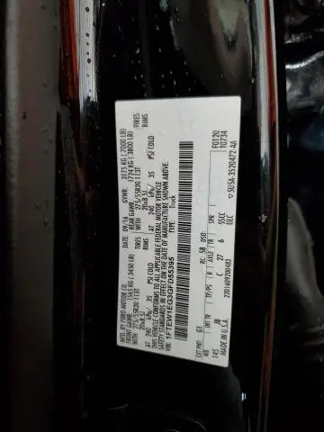 2016 FORD F150 SUPERCREW  