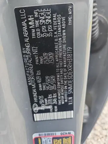 2024 HYUNDAI TUCSON LIMITED  