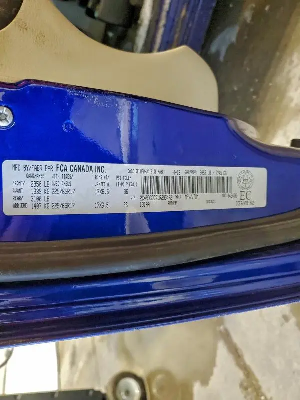 2018 DODGE GRAND CARAVAN CREW  