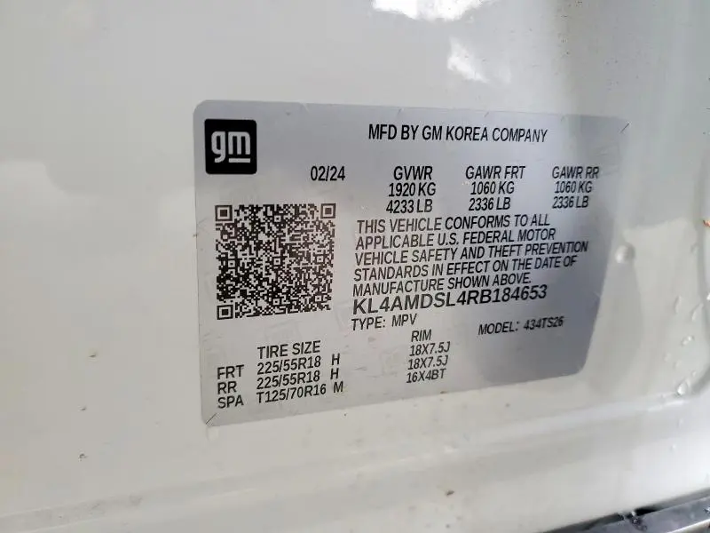 2024 BUICK ENCORE GX SPORT TOURING  