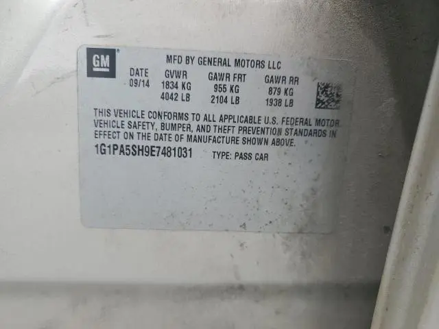 2014 CHEVROLET CRUZE LS  