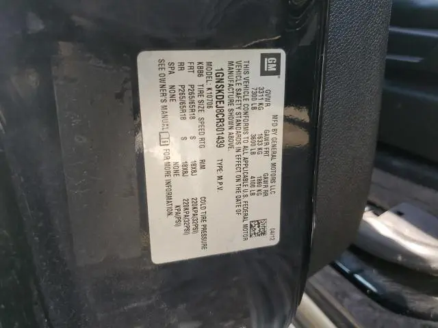 2012 CHEVROLET TAHOE HYBRID  