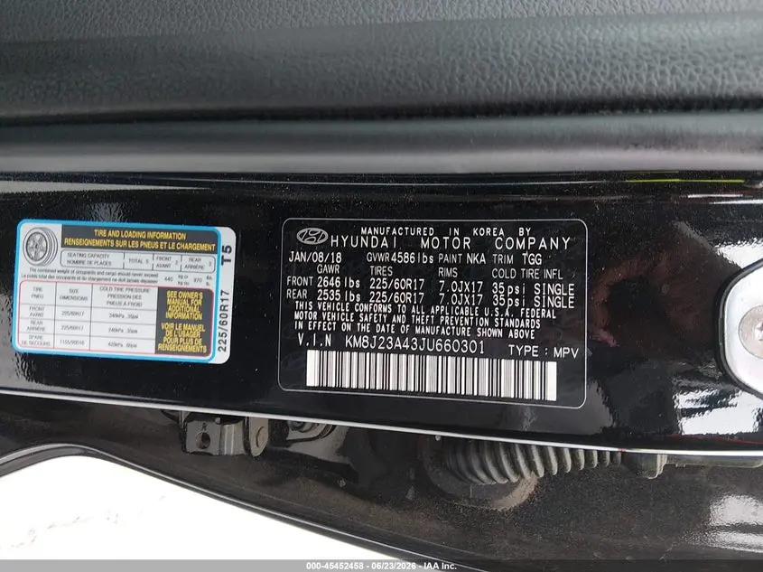 2018 HYUNDAI TUCSON SE