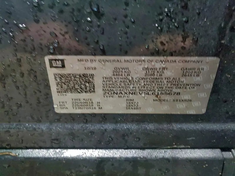 2020 CHEVROLET EQUINOX PREMIER  