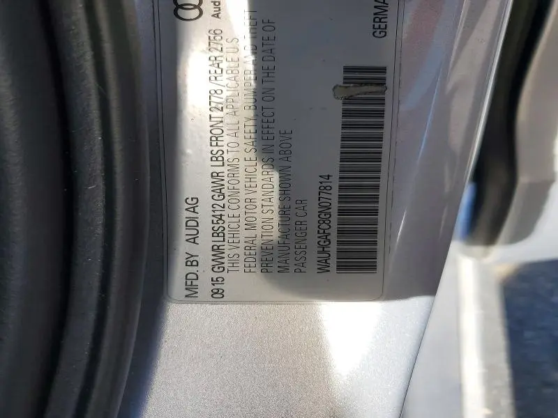 2016 AUDI A6 PRESTIGE  