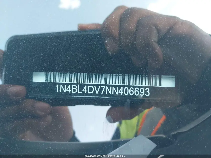 2022 NISSAN ALTIMA SV FWD