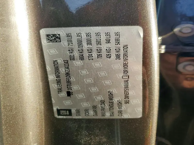 2019 GMC SIERRA K1500 DENALI  