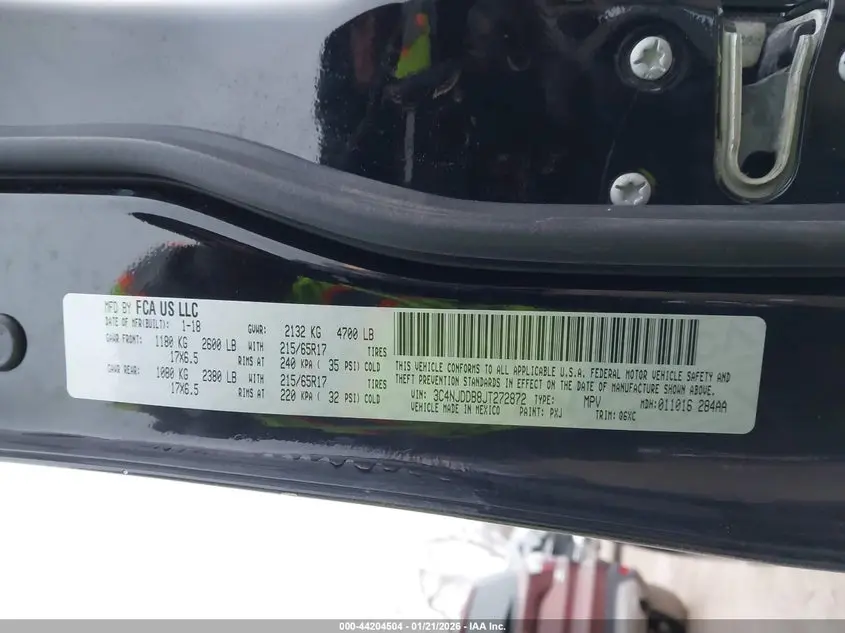 2018 JEEP COMPASS TRAILHAWK 4X4