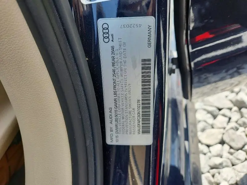 2016 AUDI A6 PREMIUM PLUS  