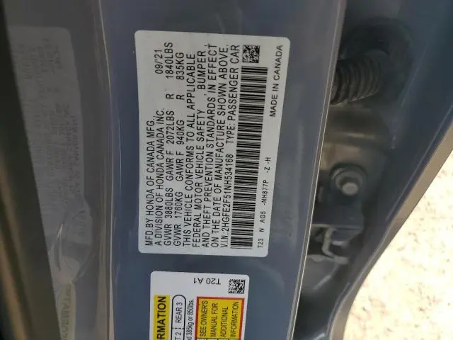2022 HONDA CIVIC SPORT  