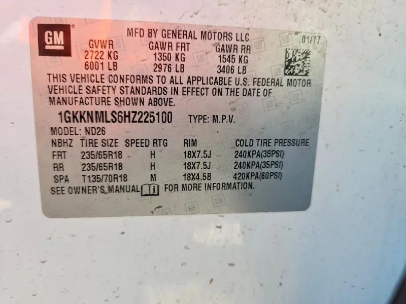 2017 GMC ACADIA SLT-1  