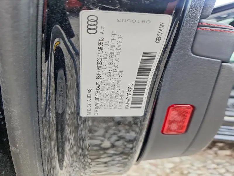 2018 AUDI A4 PREMIUM PLUS  