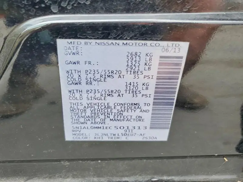 2014 INFINITI QX60 BASE  