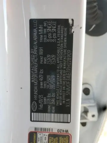 2023 HYUNDAI TUCSON SEL  