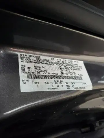 2013 FORD FOCUS SE  