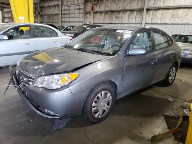 2010 HYUNDAI ELANTRA BLUE