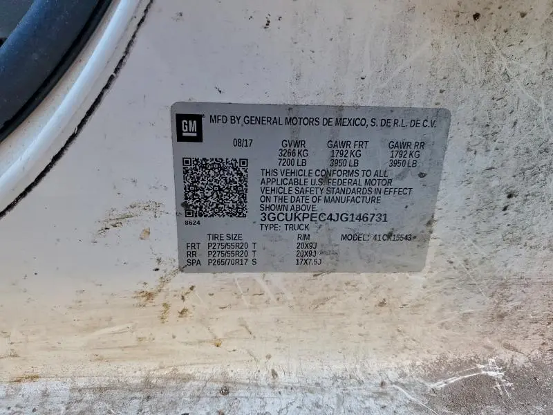 2018 CHEVROLET SILVERADO K1500 CUSTOM  