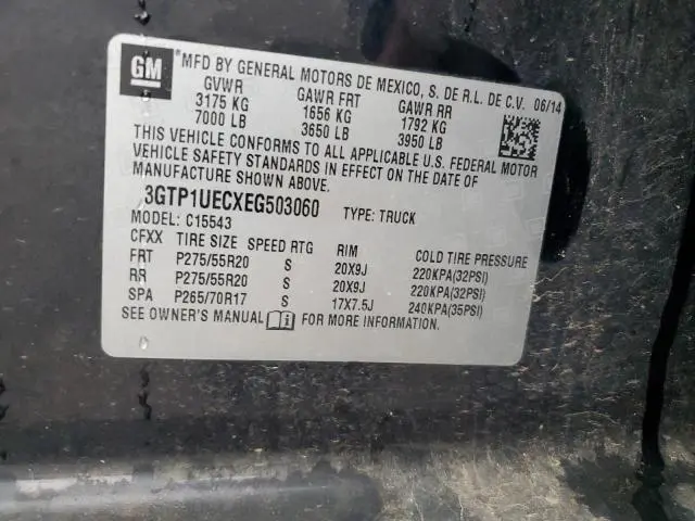 2014 GMC SIERRA C1500 SLE  