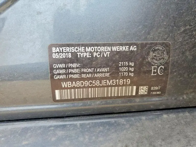 2018 BMW 330 XI  