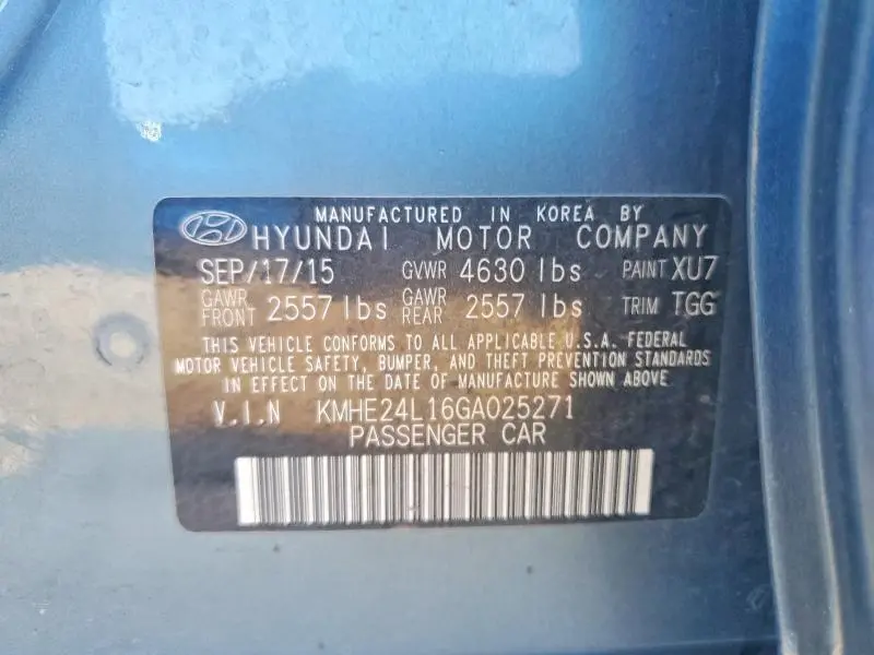 2016 HYUNDAI SONATA SE  