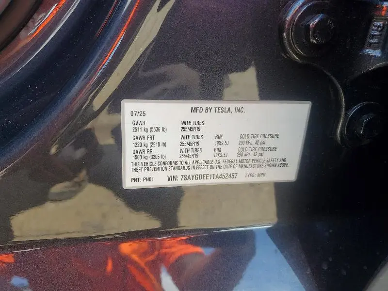 2026 TESLA MODEL Y   