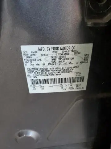 2010 FORD EDGE SEL  