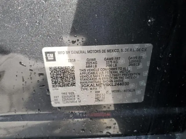 2019 GMC TERRAIN SLE  