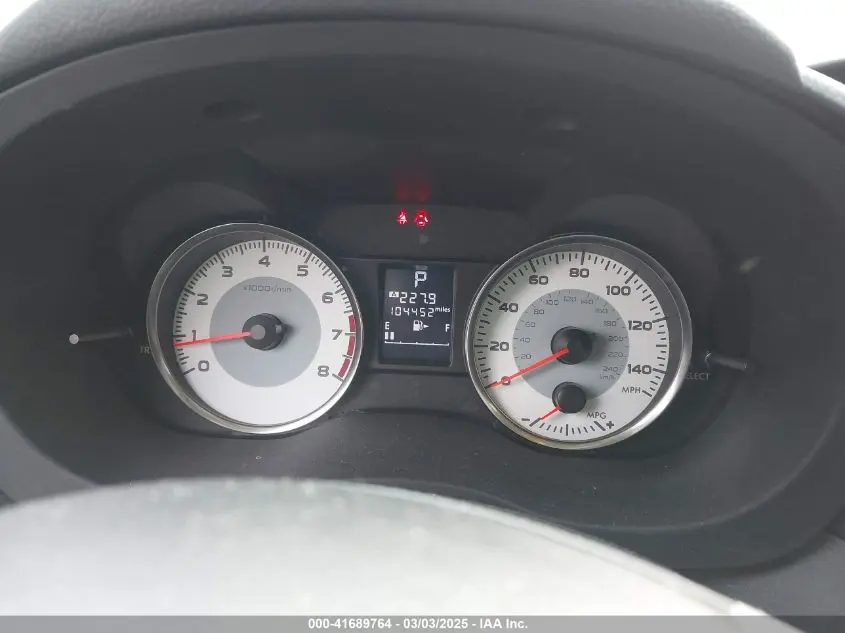 2013 SUBARU IMPREZA 2.0I LIMITED