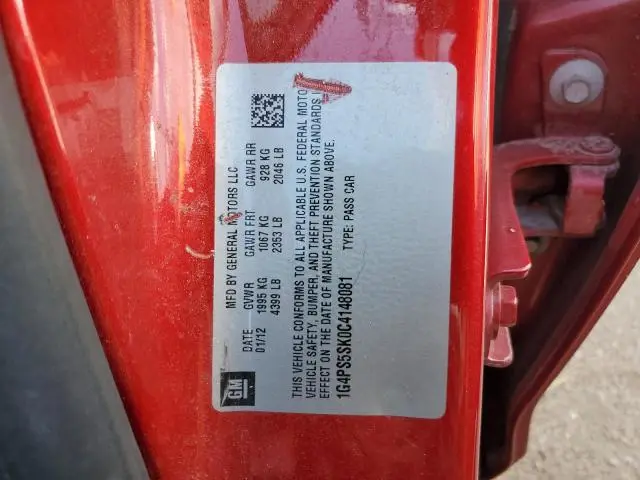 2012 BUICK VERANO   