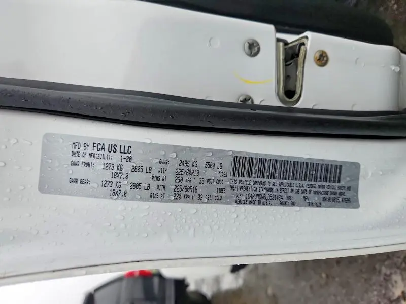 2020 JEEP CHEROKEE LIMITED  