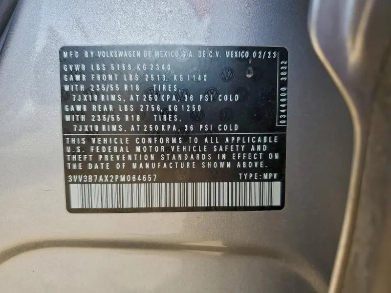 2023 VOLKSWAGEN TIGUAN SE  