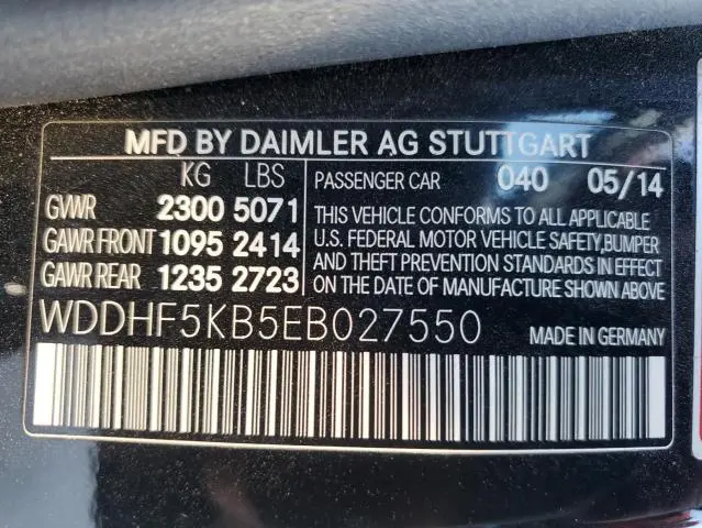 2014 MERCEDES-BENZ E 350  