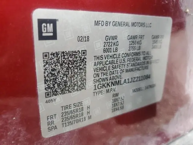 2018 GMC ACADIA SLT-1  