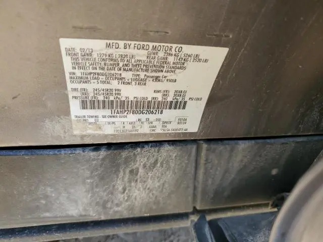 2013 FORD TAURUS LIMITED  