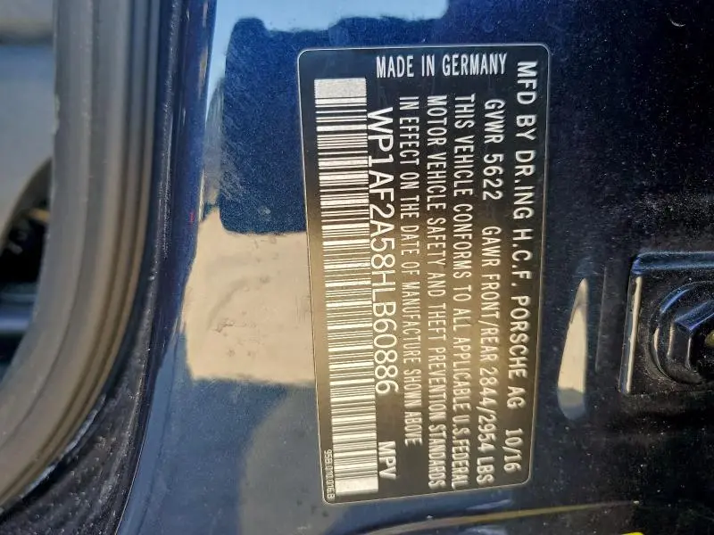 2017 PORSCHE MACAN TURBO  