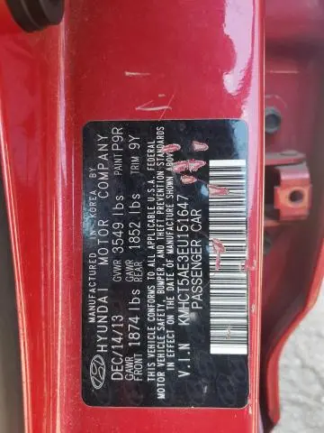 2014 HYUNDAI ACCENT GLS