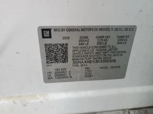 2019 CHEVROLET EQUINOX LS  