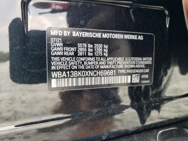 2022 BMW M550XI   