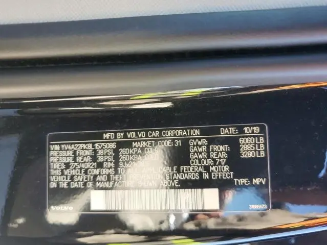 2020 VOLVO XC90 T6 MOMENTUM