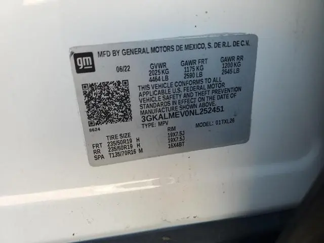 2022 GMC TERRAIN SLE  