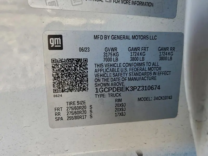 2023 CHEVROLET SILVERADO K1500 CUSTOM  