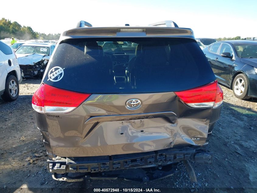 2013 TOYOTA SIENNA XLE V6 8 PASSENGER