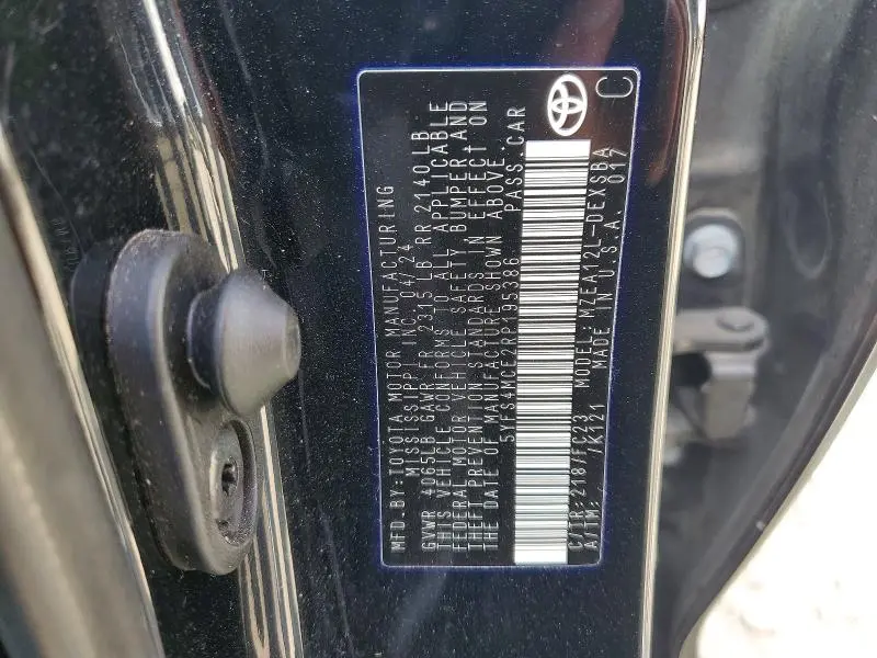 2024 TOYOTA COROLLA SE  