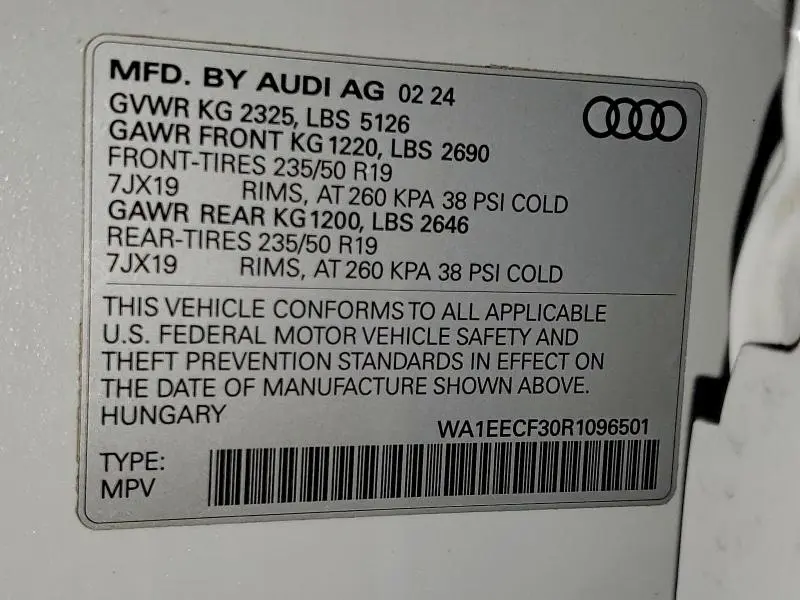 2024 AUDI Q3 PREMIUM PLUS S LINE 45  