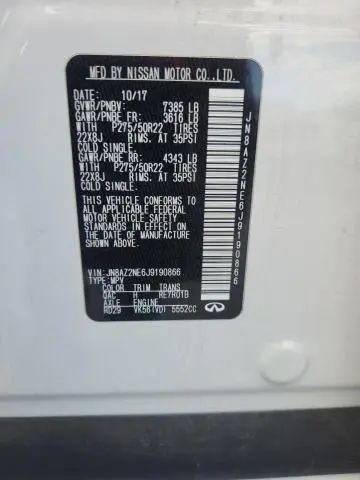 2018 INFINITI QX80 BASE  