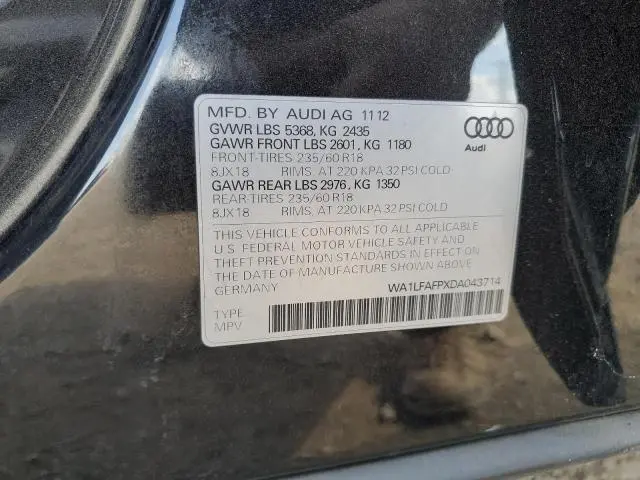 2013 AUDI Q5 PREMIUM PLUS  