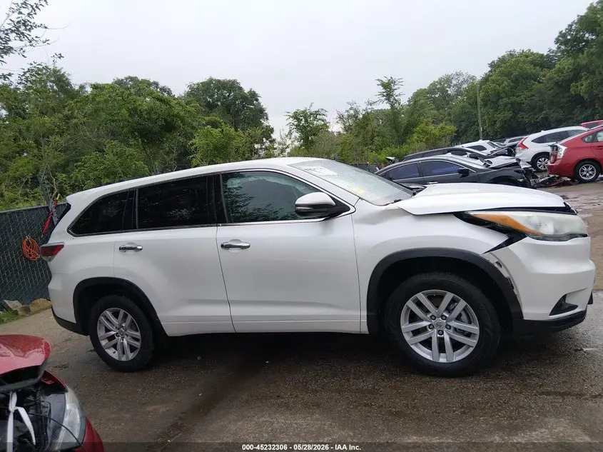 2015 TOYOTA HIGHLANDER LE